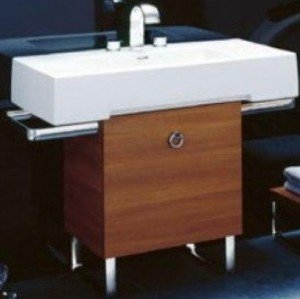 Тумба под раковину Keramag Joop подвесная 57х39х51.5 орех 820075