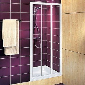 Душові двері в нішу Kolo AKORD скляна розсувна 90х185 RDRS90222000