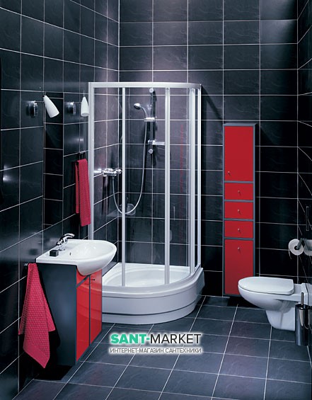 Душова кабіна Kolo Akord 90x90х185 без піддону RKPG90222000