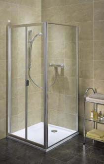 Kolo AKORD бок. стенка 90 см  серебрян. полумат. Комп-ия с дверьми pivot  bifold AKORD RSKS90222005