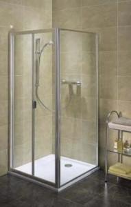 Kolo AKORD бік. стінка 90 см серебрян. полумат. Комп-ия з дверима pivot bifold AKORD RSKS90222005