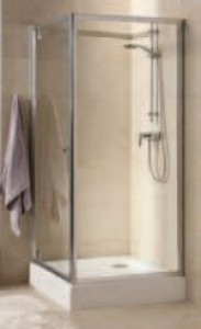 Душові двері в нішу Kolo FIRST Pivot скляна орні 80х190 ZDRP80222003