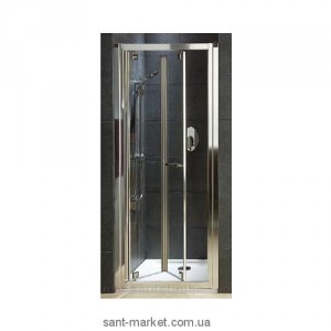 Душові двері в нішу Kolo GEO 6 Bifold скляна орні складається 80х190 GDRB80205003