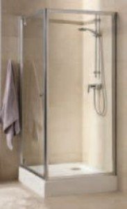 Душові двері в нішу Kolo FIRST Pivot скляна орні 80х190 ZDRP80222003