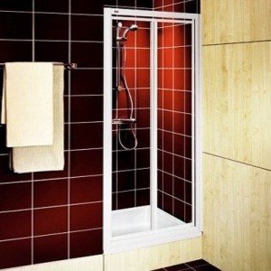 Душові двері в нішу Kolo AKORD скляна орні 90х185 RDRF90202000