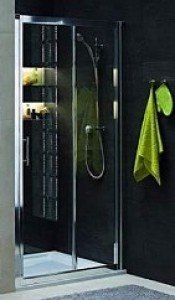 Душові двері в нішу Kolo GEO 6 скляна розсувна 120х190 GDRS12R22003