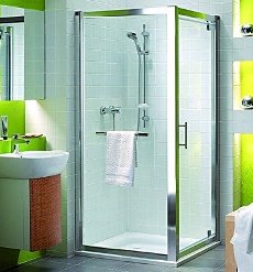 Душевая дверь в нишу Kolo GEO 6 Pivot стеклянная распашная 80х190 GDRP80222003