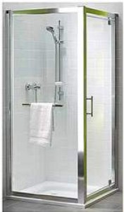 Kolo GEO 6 боковая стенка 90 см  закаленное стекло PRISMATIC  серебряный блеск GSKS90205003