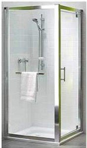 Kolo GEO 6 боковая стенка 80 см  закаленное стекло PRISMATIC  серебряный блеск GSKS80205003