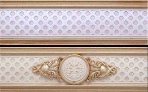 Mapisa Плитка CE LOUVRE MIX GOLD фріз2 242833