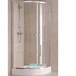 Душова кабіна Kolo FIRST 80x80х190 середній піддон ZKPG80222003Z1
