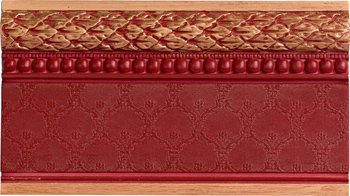 Mapisa Плитка ZOCALO STARIY ARBAT RED фриз 210371