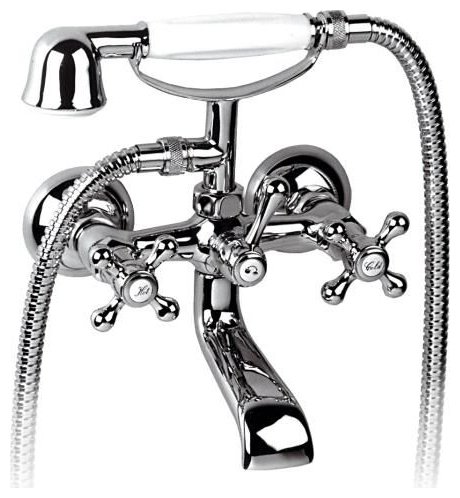 Смеситель однорычажный для ванны с душем KFA коллекция Retro хром 374-144-00