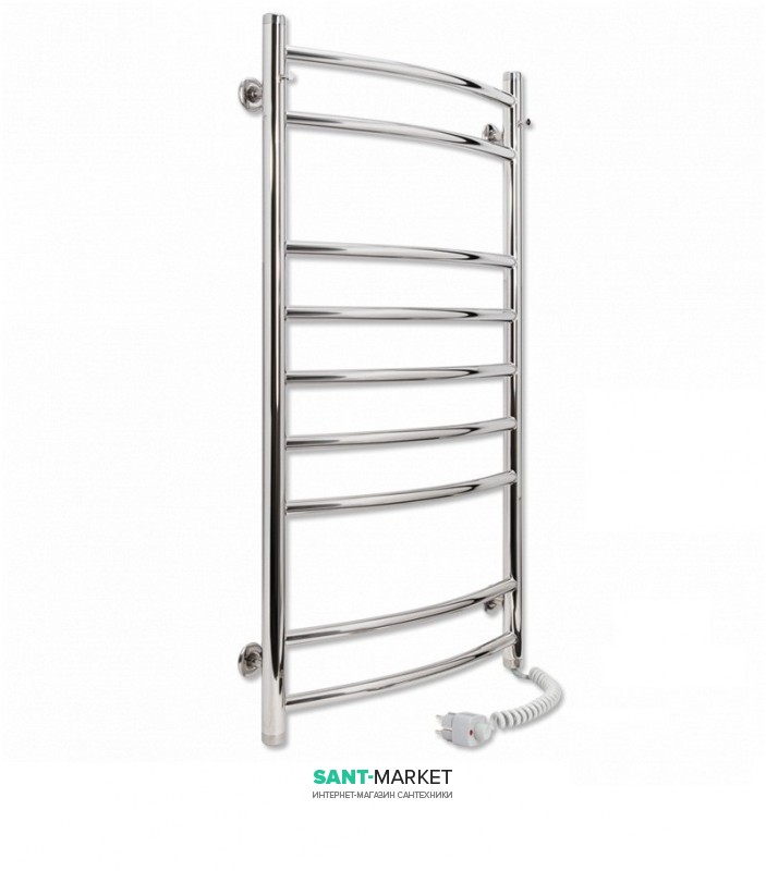 Електричний полотенцесушитель Laris Класик П9 Е 530x900х30 драбинка хром 73207006