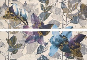 APE Scarlett DEC SET(2) ABBIE OCEAN декор2 Плитка настенная 163436