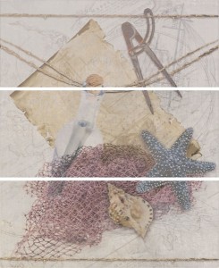 APE Concorde DEC SET (3) BEACH PERLA декор3 Плитка настенная 236352