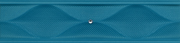 Aparici Плитка UNIQUE BLUE CF фриз 190122