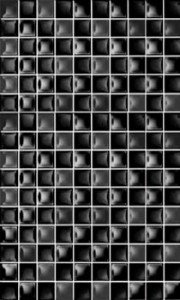 Venis Плитка MINIDUAL NERO 208801