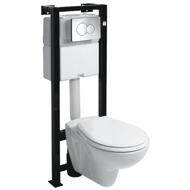 Унитаз подвесной без бачка KOLO NOVA 23100000 + Инсталляция 99171000