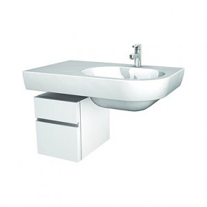 Kolo DOMINO фасад к шкафчику универ-му с дверцей  левому 30 x 37 x 42 см  бел. гл. 89263000