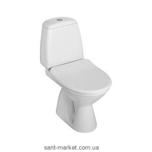 Унитаз напольный компакт Kolo коллекция Solo косой выпуск 79232000 + Сиденье 