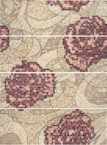 Porcelanite Dos плитка 7011 COMP. CREMA VETRO 4 декор4 148080