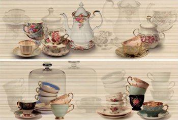 Porcelanite Dos плитка 7021 COMP CREMA MOKA ROYAL 2 декор2 186590