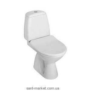 Унитаз напольный компакт Kolo коллекция Solo косой выпуск 79232000 + Сиденье 