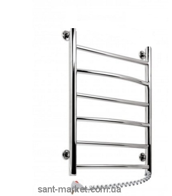 Електричний полотенцесушитель Laris Мікс П6 Е 480x700х30 драбинка хром 73207009