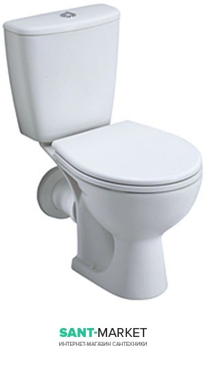 Унитаз напольный компакт Kolo коллекция Rekord K99002000 + Сиденье