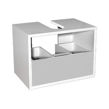 Kolo DOMINO корпус к шкафчику универсальному с выдвижным ящиком 50x37x37 см  белый глянец 89328000