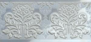 Impronta ONICE AZURRO DAMASCO LIST фриз Плитка настінна 187183