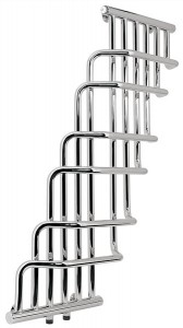 Водяний полотенцесушитель Laris колекція Ніагара П дизайнерський 795х1230х127 хром 71207144