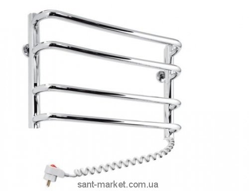 Електричний полотенцесушитель Laris Стандарт П4 Е 480x500х30 драбинка хром 73207019