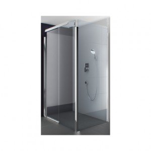 Kolo S600 боковая стенка 80 см  закаленное стекло  серебряный матовый JSKX80222001