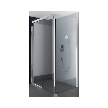 Kolo S600 боковая стенка 90 см  закаленное стекло  серебряный блеск JSKX90222003