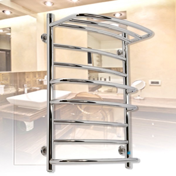 Водяний полотенцесушитель Laris колекція Евромикс П драбинка 530х800х295 з полицею 71207600