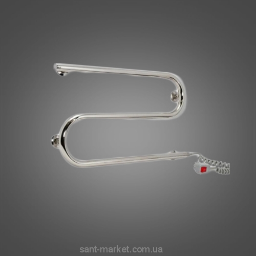  Электрический полотенцесушитель Laris Змеевик 25 РС3 Э 600x350х35 змейка хром 71207614