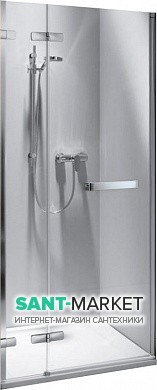 Душевая дверь в нишу Kolo NEXT стеклянная распашная 120х195 HDRF12222003L