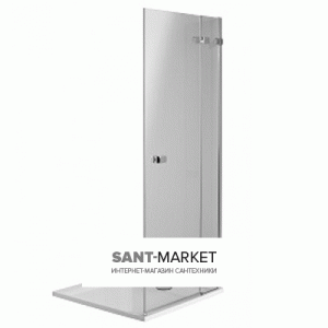 Душові двері в кут Kolo NIVEN скляна орні 80х195 FDSF80222003R