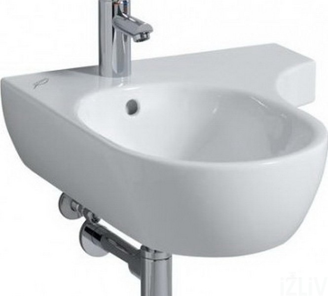 Раковина для ванной подвесная Keramag коллекция 4U белая 123450