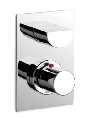 Смеситель с термостатом для ванны скрытого монтажа Roca коллекция Touch-T хром 5A2847C00
