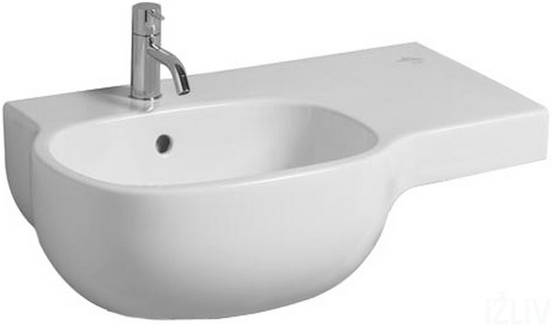 Раковина для ванной подвесная Keramag коллекция 500 by Antonio Citterio белая 123170