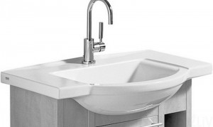 Раковина для ванної на тумбу умивальник-стільниця Keramag колекція Vitelle біла 120680