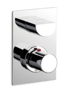 Смеситель с термостатом для ванны скрытого монтажа Roca коллекция Touch-T хром 5A2847C00