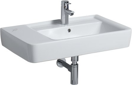Раковина для ванної підвісна Keramag колекція Renova Nr.1 ​​Plan біла 122175