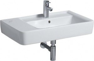 Раковина для ванної підвісна Keramag колекція Renova Nr.1 ​​Plan біла 122175