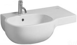 Раковина для ванной подвесная Keramag коллекция 500 by Antonio Citterio белая 123170