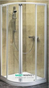 Душова кабіна Kolo Atol Plus 80x80х185 без піддону EKPG80222000