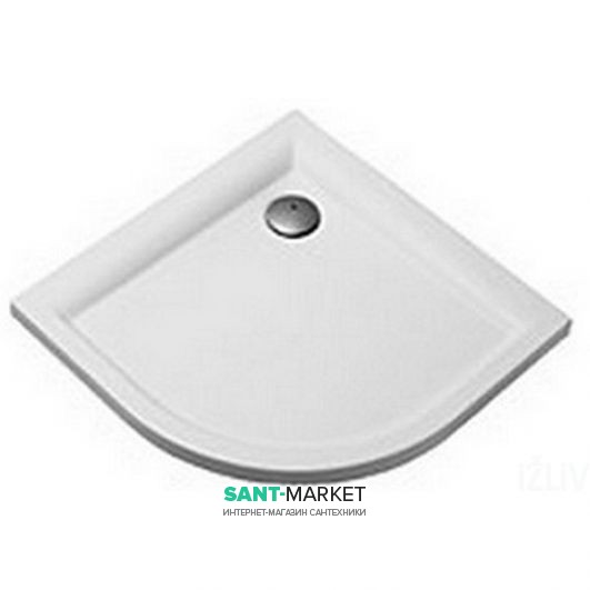 Душевой поддон акриловый четверть круга Kolo PACYFIK  90х90х5 белый XBN0790000